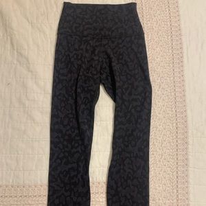 Cropped Cheetah print lululemon Align leggings